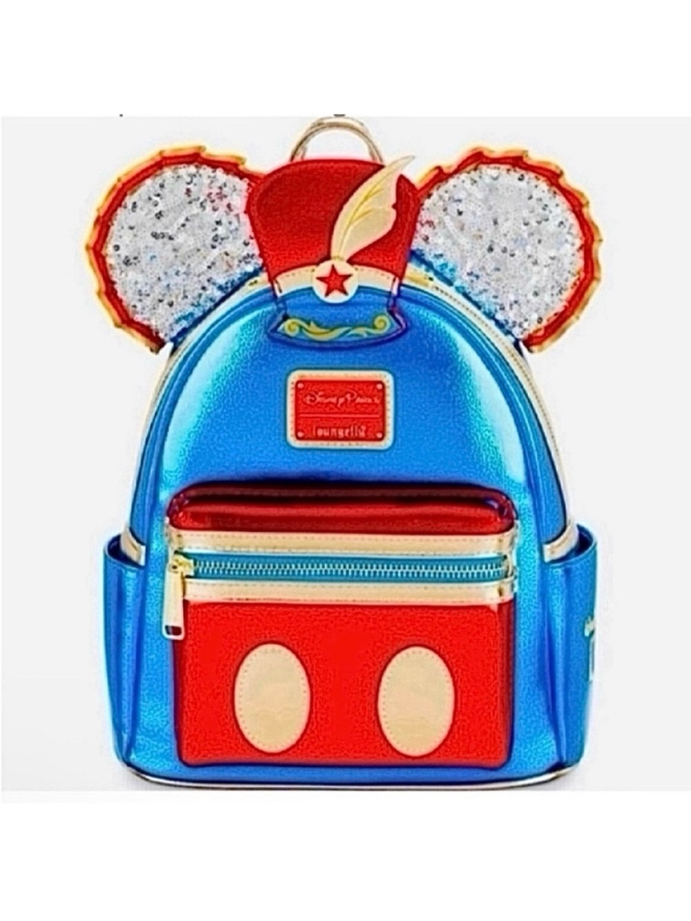🆕-Disney Loungefly Mickey Mouse Main Attraction 50th Collectible Backpack. NWT